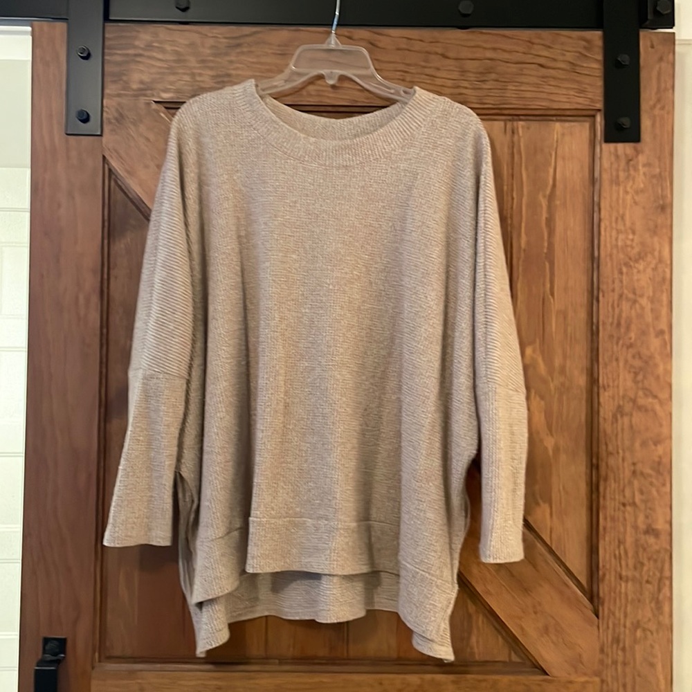 Pinkblush Cream Crew Neck Sweater